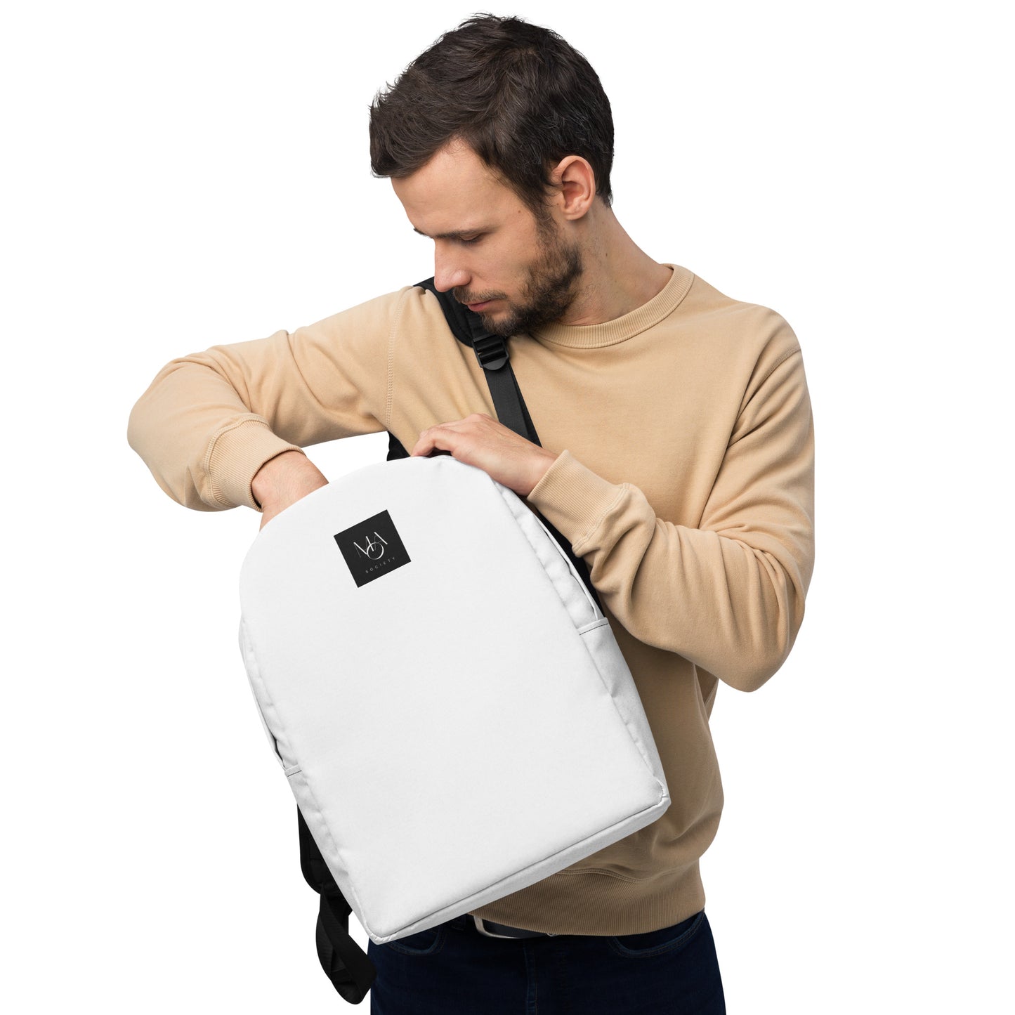 Minimalist Backpack white