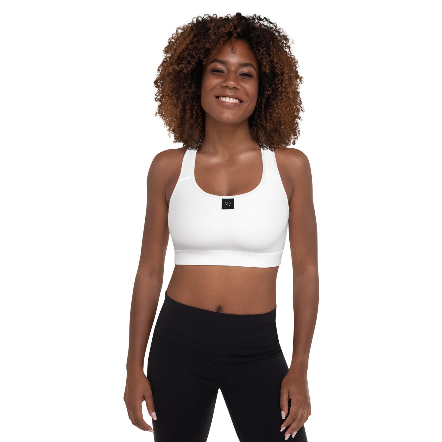 Padded Sports Bra white M.A. Society