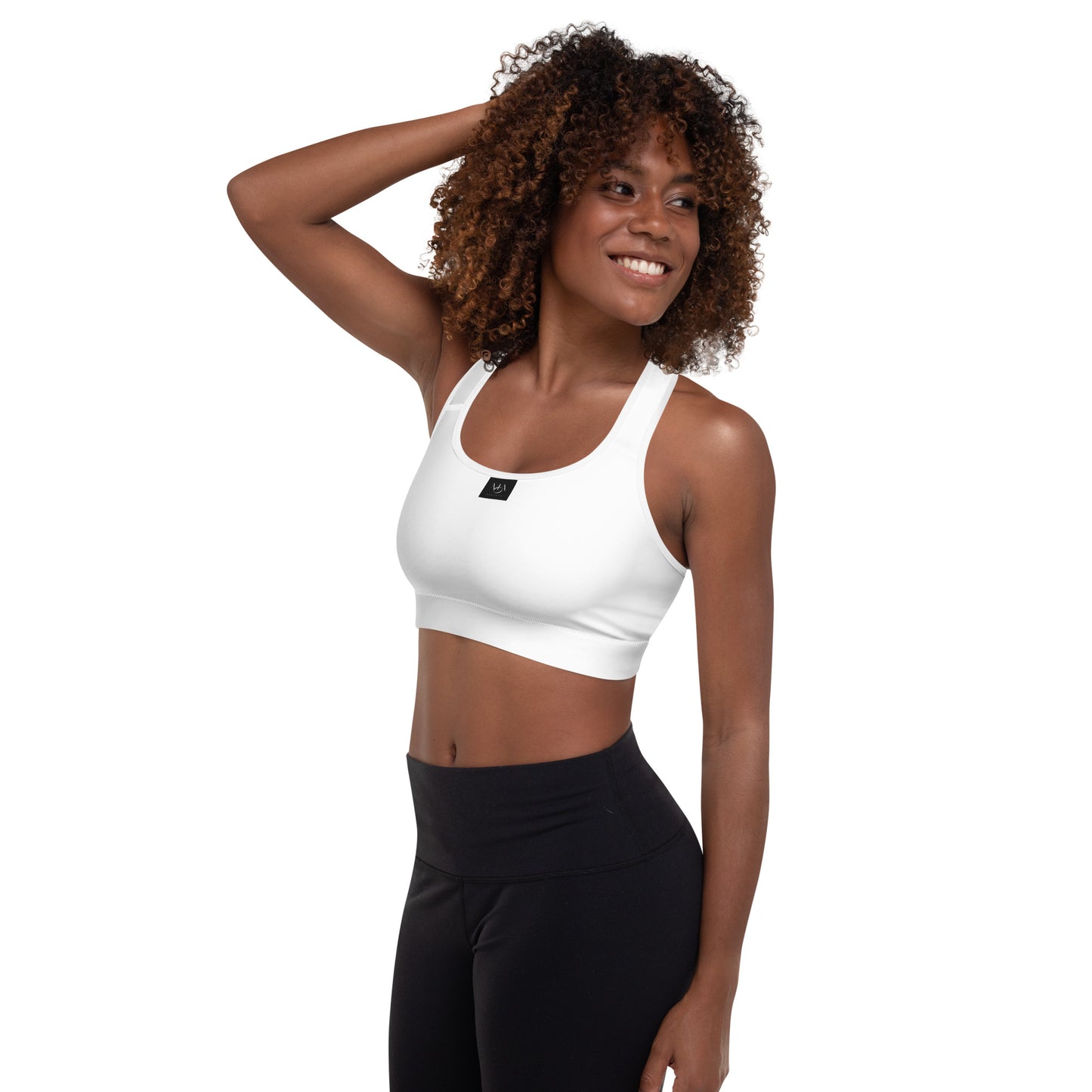Padded Sports Bra white M.A. Society