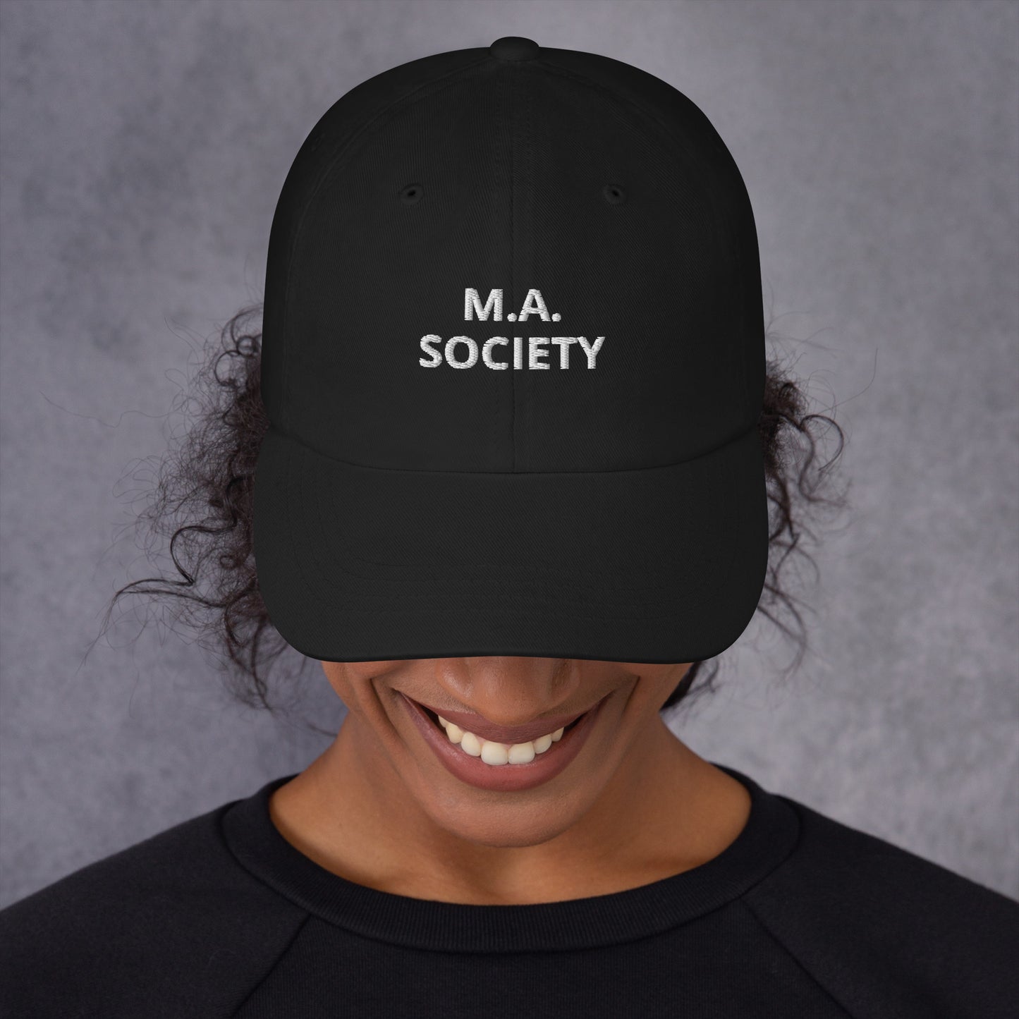 M.A. Society Jockey cap black