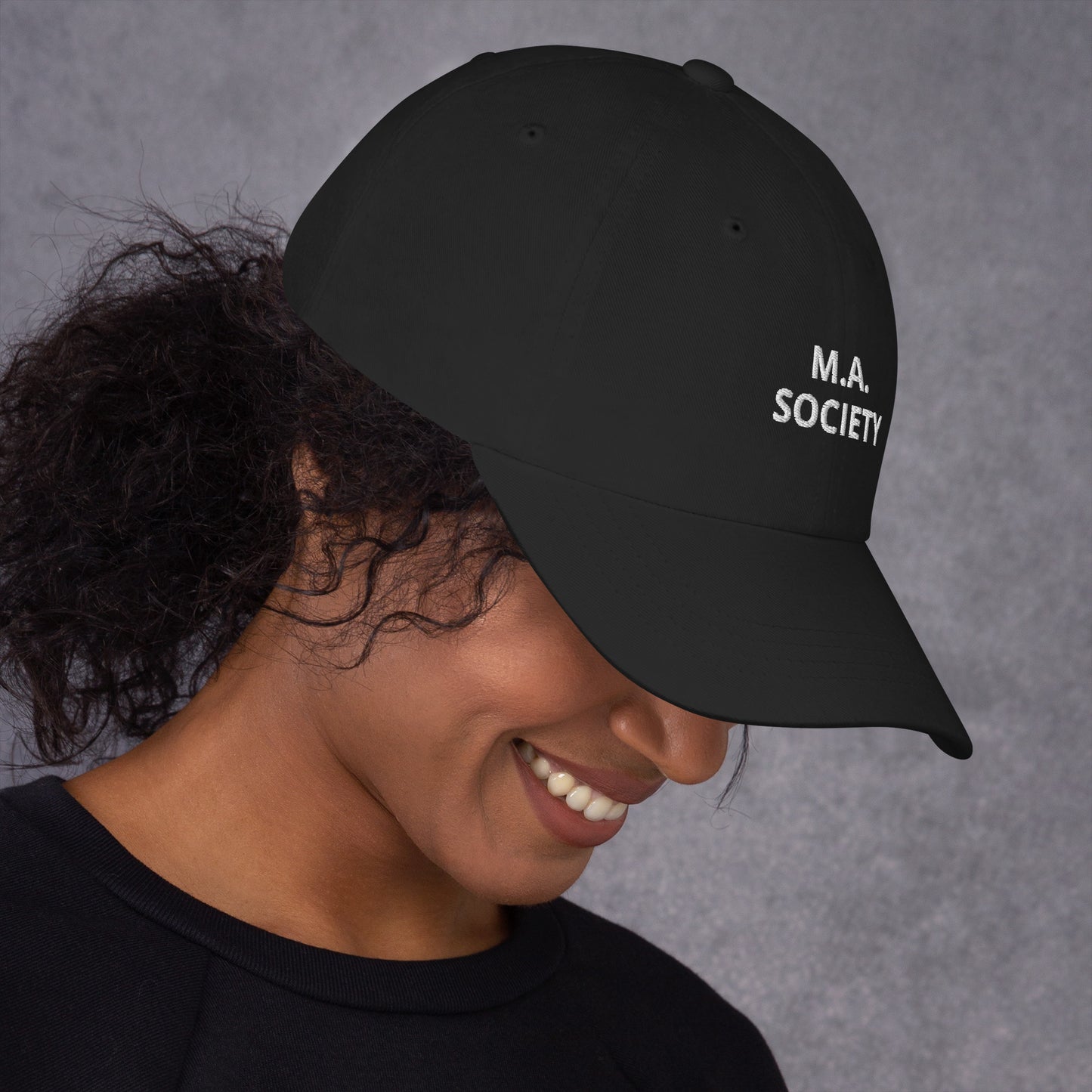 M.A. Society Jockey cap black