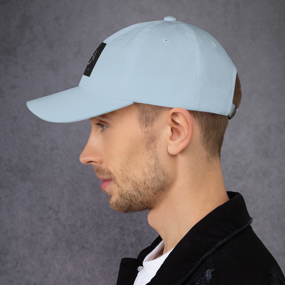 happy jockey hat Light Blue
