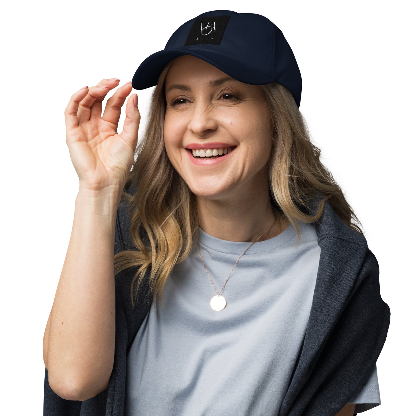 Cool jockey hat Navy blue