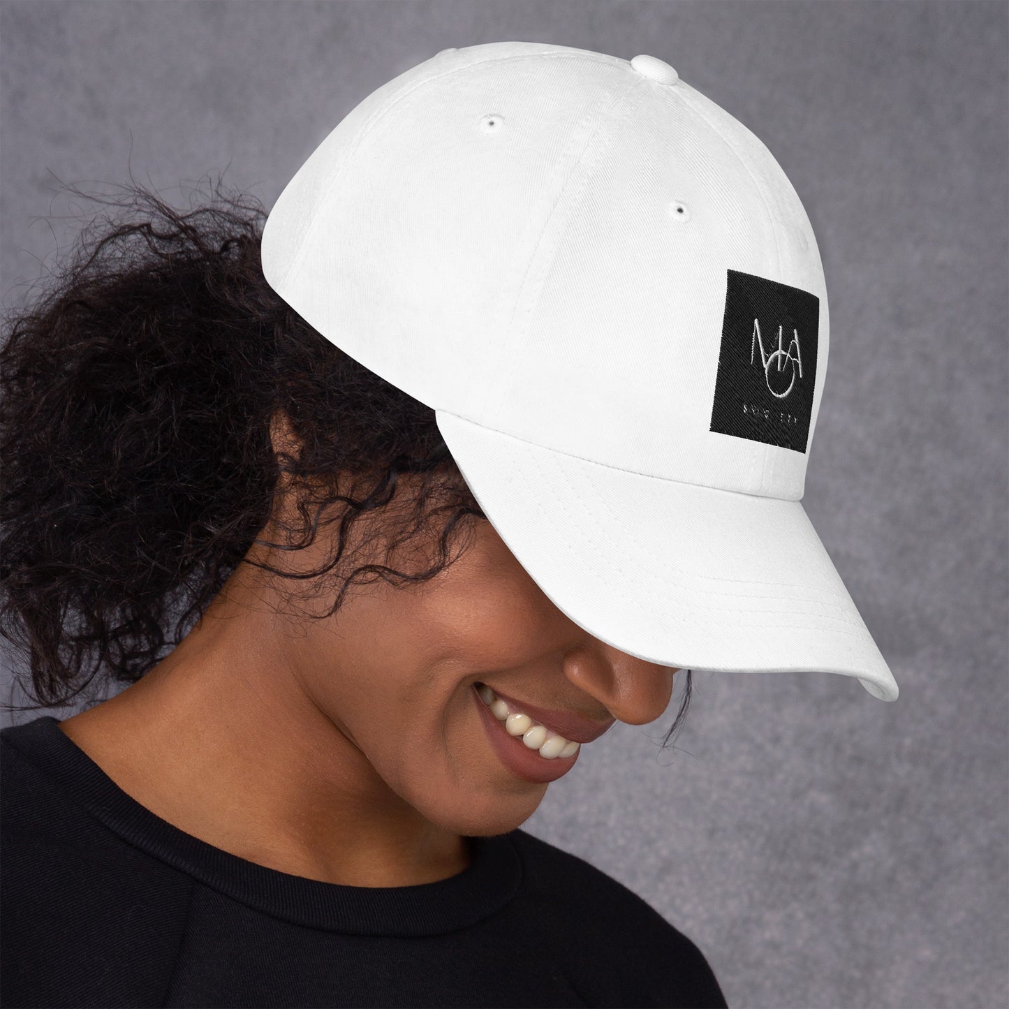 M.A. Society white Jockey Cap