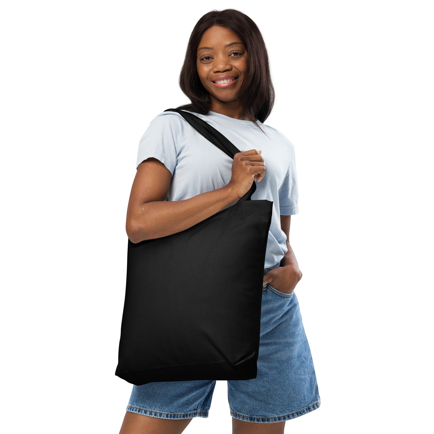 Cotton tote bag black M.A. Society