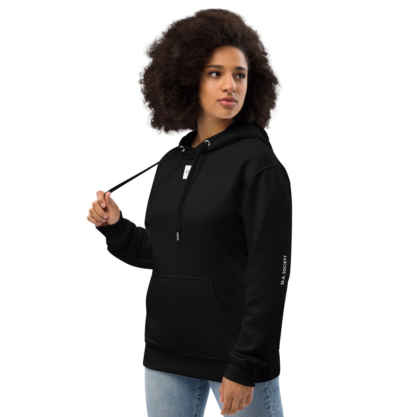 Premium eco hip hoodie black Unisex M.A. Society