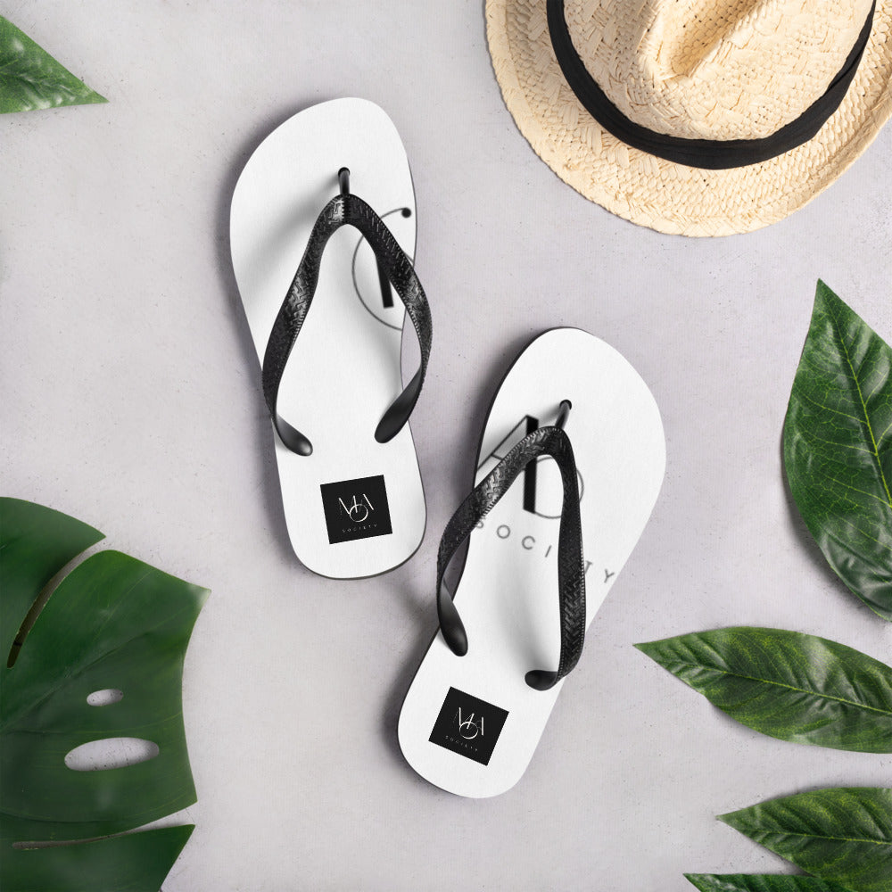M.A. Society Flip-Flops white