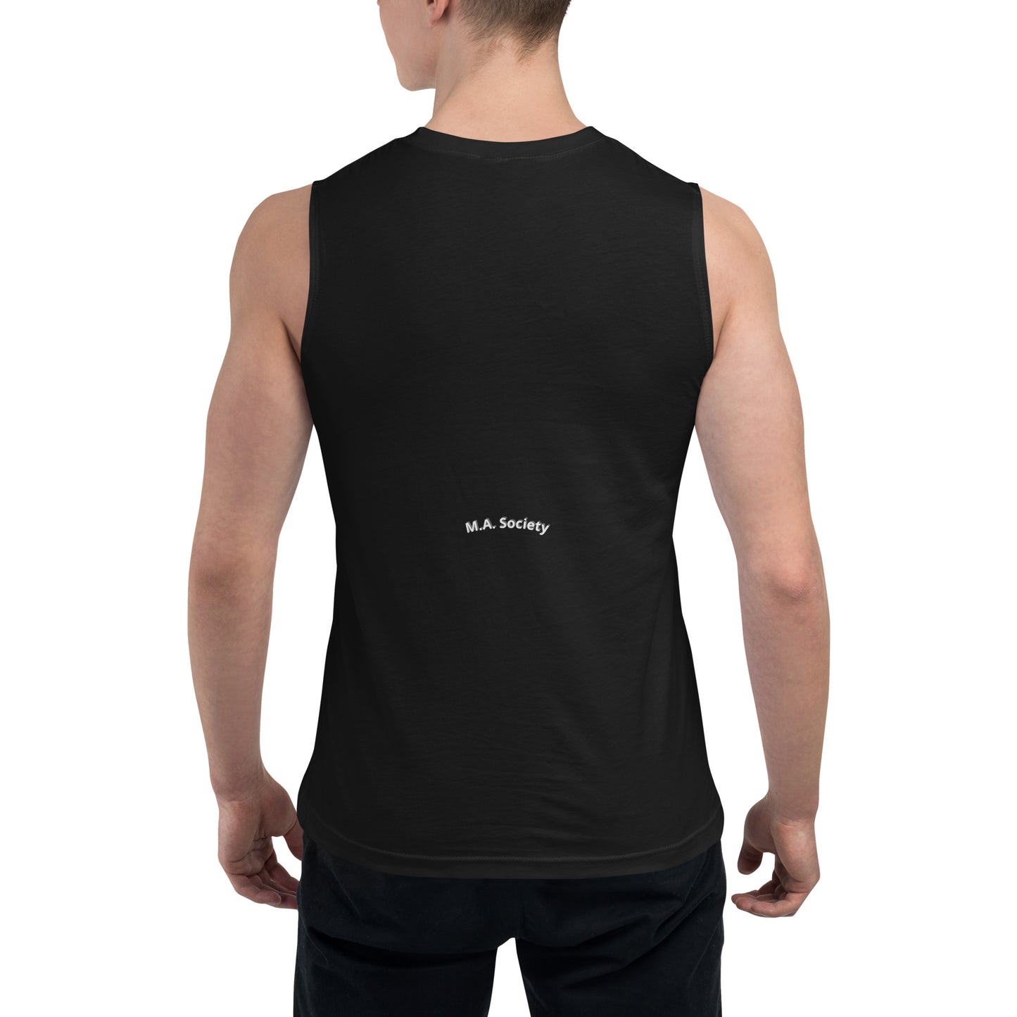 Sleeveless Muscle Shirt black