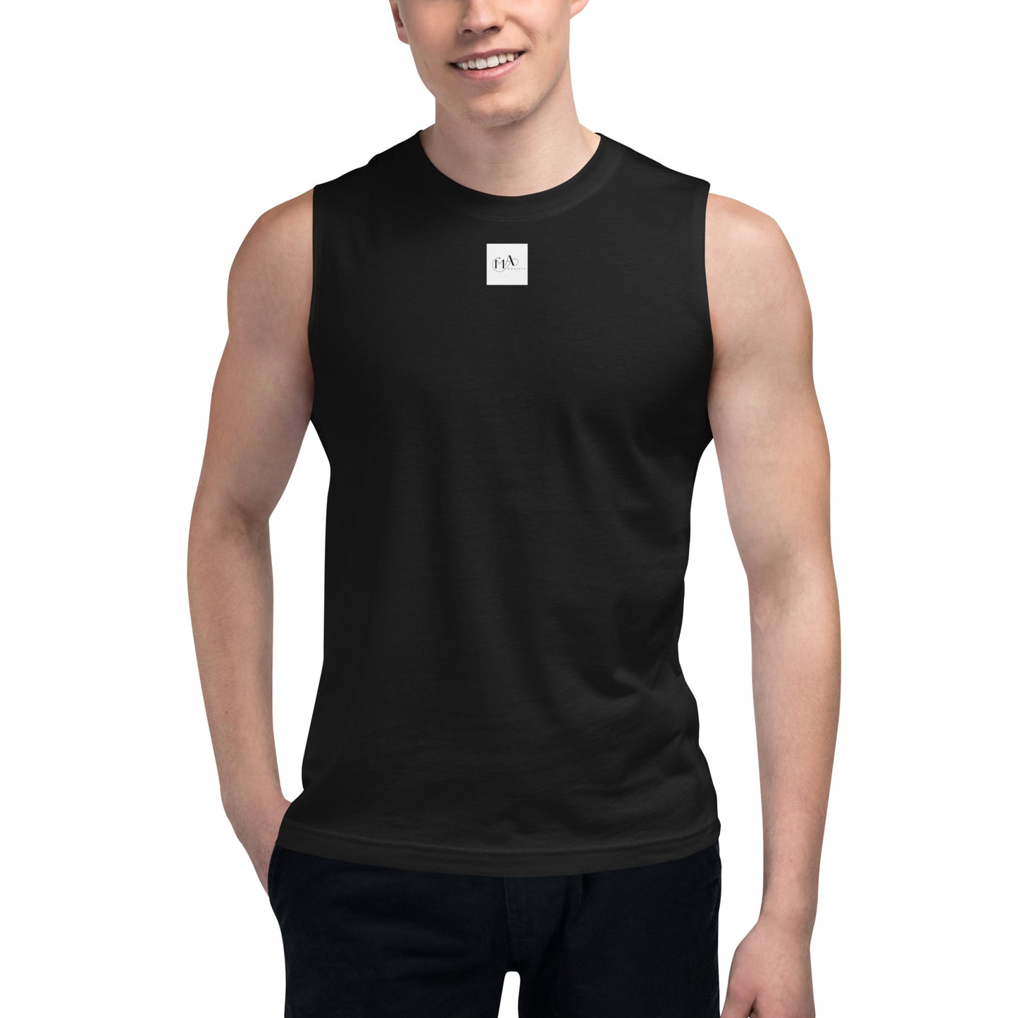 Sleeveless Muscle Shirt black