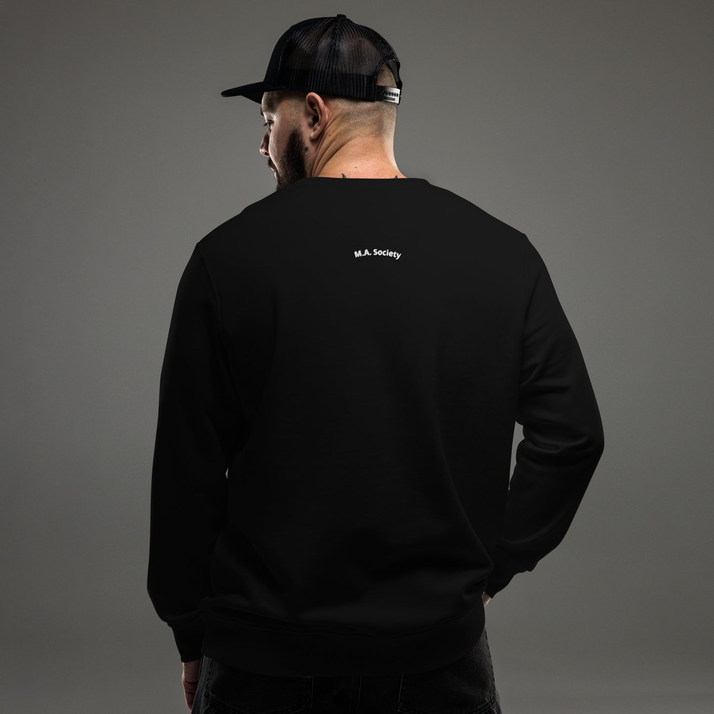 Unisex organic sweatshirt black M.A. Society