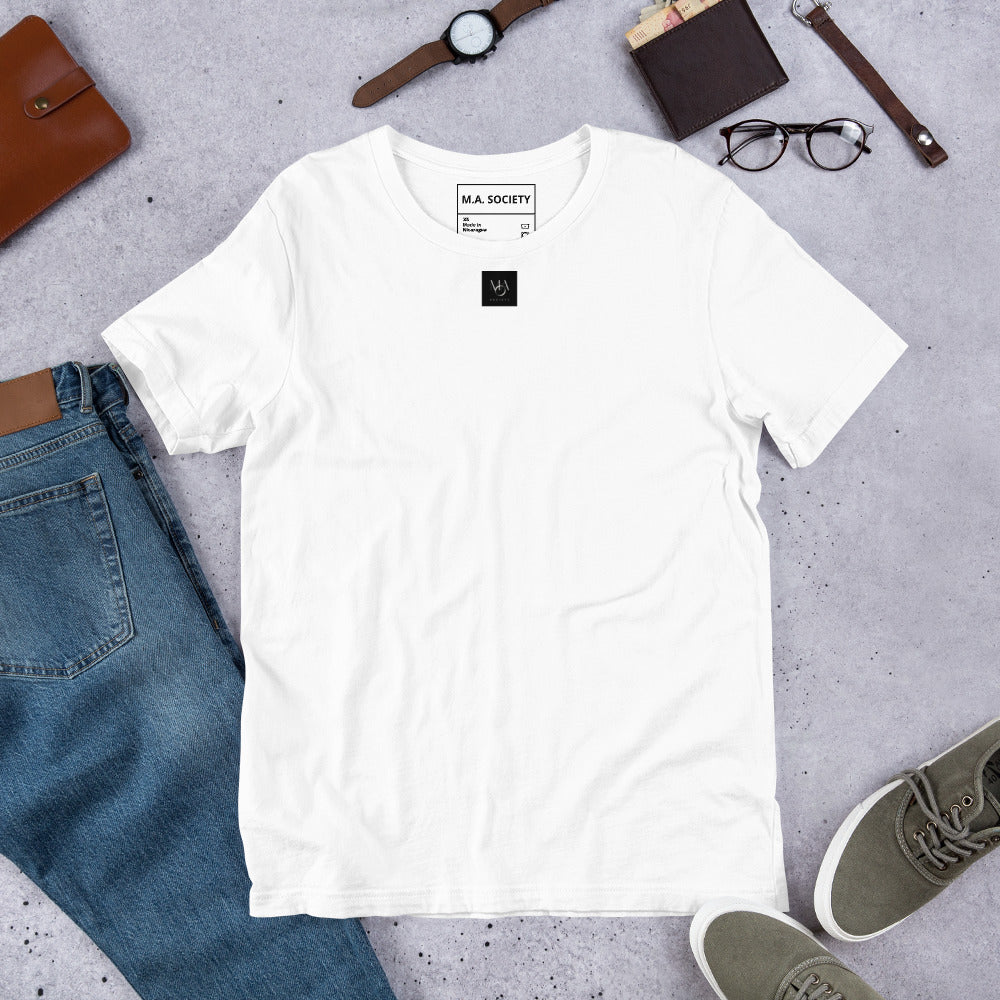 Unisex t-shirt white