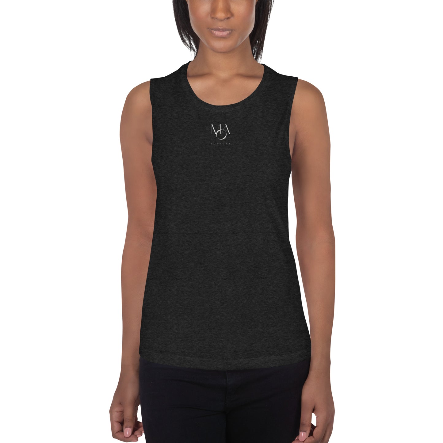 Ladies’ Muscle Tank black M.A. Society