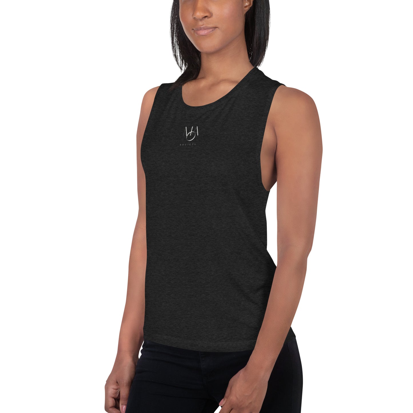 Ladies’ Muscle Tank black M.A. Society