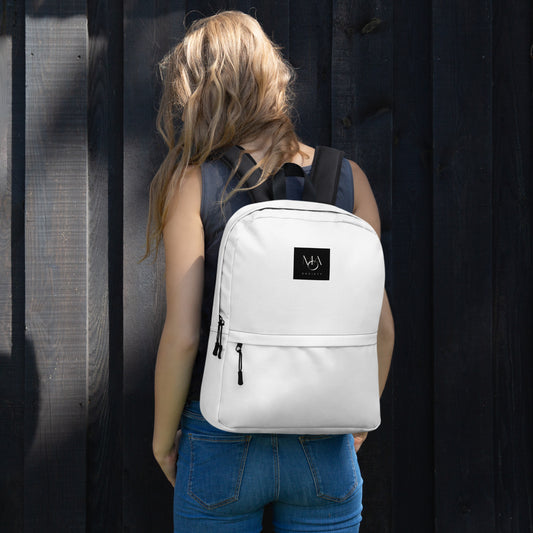 Stylish Backpack white M.A. Society